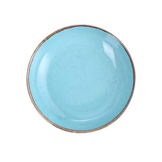 Porcelain bowl, 22cm/0.83L, "Seasons", Turquoise - Porland