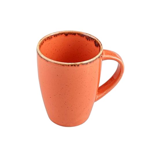 Porcelain mug, 285ml, "Seasons", Orange - Porland