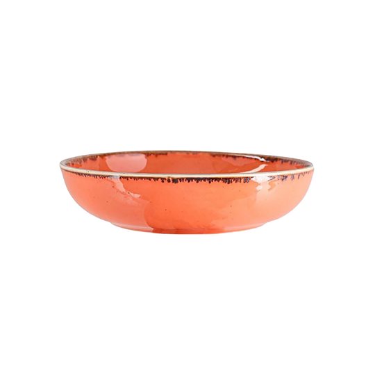 Porcelain bowl, 22cm/0.83L, "Seasons", Orange - Porland