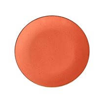 Porcelain plate, 24cm, "Seasons", Orange - Porland