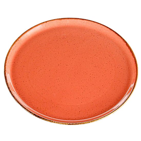 Porcelain plate, 32cm, "Seasons", Orange - Porland
