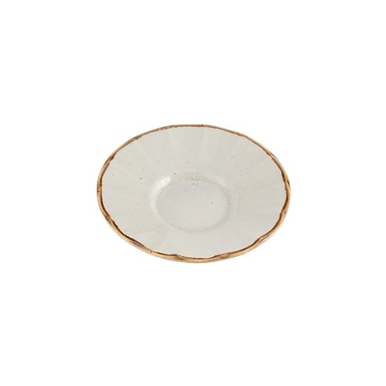 Platillo para taza de té, porcelana, 12cm, "Seasons", Gris - Porland