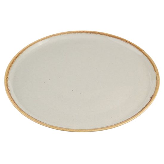 Porcelain plate, 32cm, "Seasons", Grey - Porland