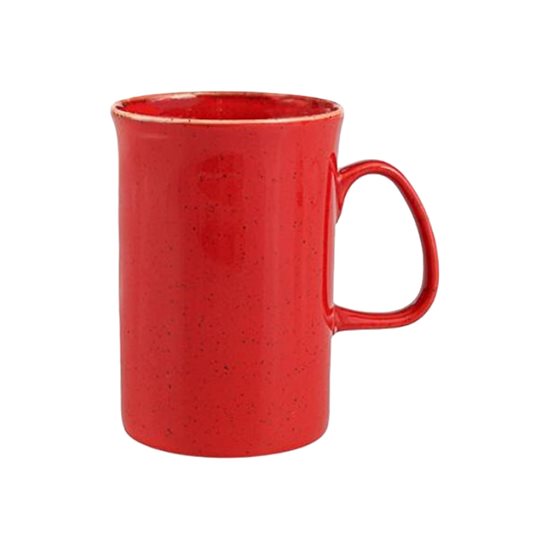 Porcelain mug, 325ml, "Seasons", Red - Porland