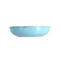 Porcelain bowl, 22cm/0.83L, "Seasons", Turquoise - Porland