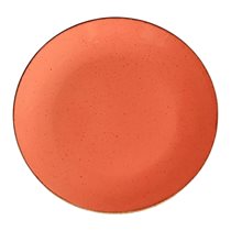 Porcelain plate, 30cm, "Seasons", Orange - Porland