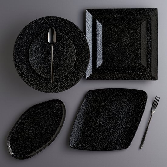 Globok krožnik, porcelan, 20 cm, "Ethos Black Moss" - Porland