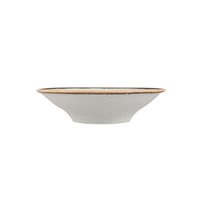 Deep plate, porcelain, 20cm, "Seasons", Grey - Porland
