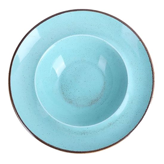 Πιάτο βαθύ, πορσελάνη, 30cm, "Seasons", Turquoise - Porland