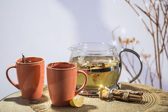 Mug tal-porċellana, 285ml, "Staġuni", Orange - Porland