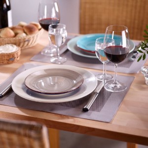 Set de table, 42 x 32 cm, "Home", Taupe Clair - Saleen