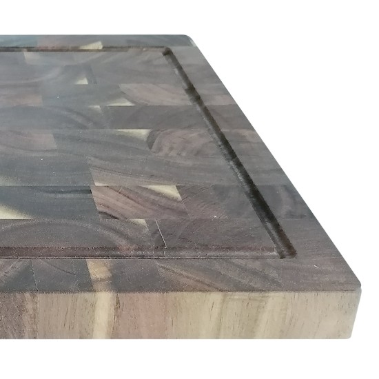 Cutting board, acacia wood, 40 × 30 cm, 3.5 cm thickness - Zokura