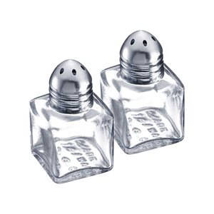 Set of 2 mini salt shakers, glass - Westmark