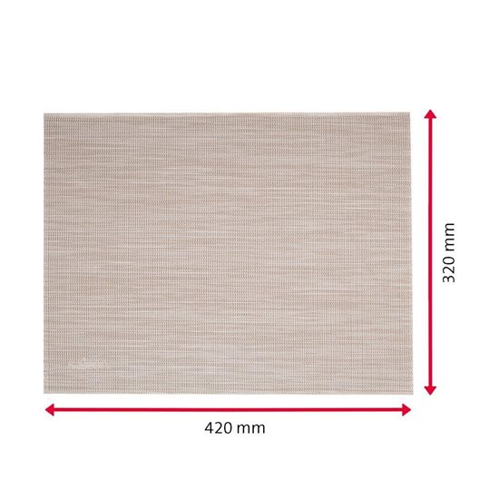 Stalo kilimėlis, 43 x 30 cm, "Uni", Smėlio/Baltas - Saleen