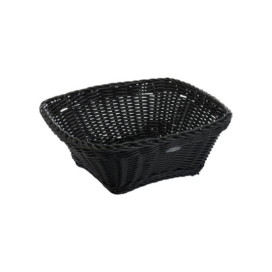 Square bread basket, 23 x 23 cm, Black - Saleen