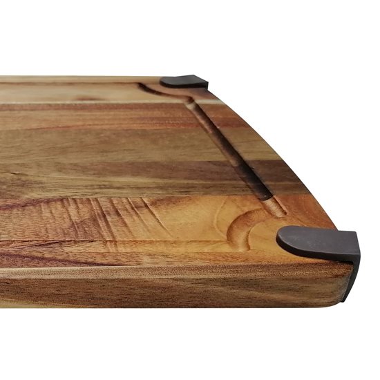 Deska do krojenia, drewno akacjowe, 28 x 22 cm - Zokura