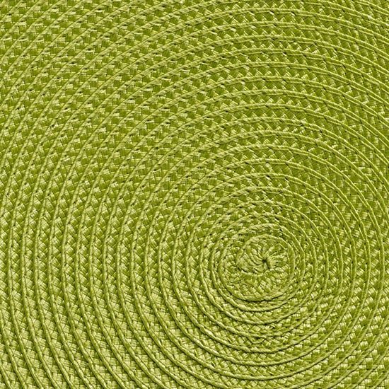 Tapete de mesa redondo, 38 cm, "Circle", Verde - Saleen