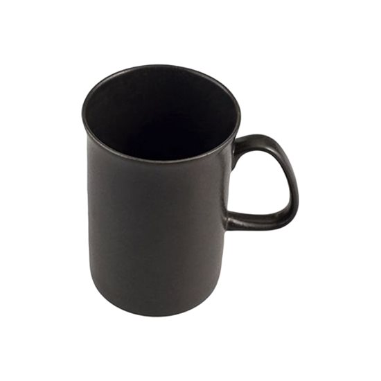 Porcelain mug, 325ml, "Seasons", Black - Porland