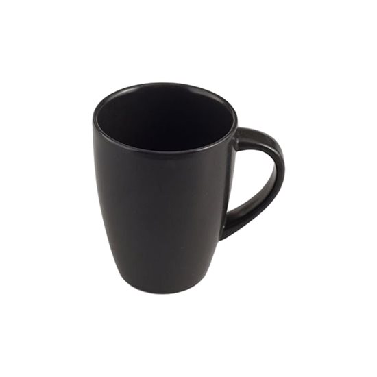 Porcelain mug, 285ml, "Seasons", Black - Porland