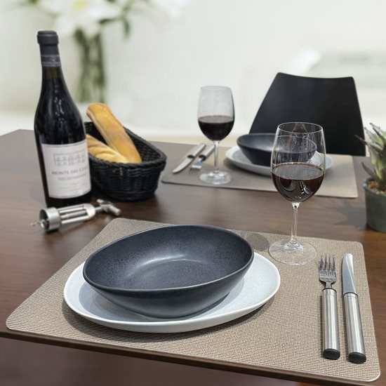 Placemat, 43 x 30 cm, "Terra", Beige - Saleen