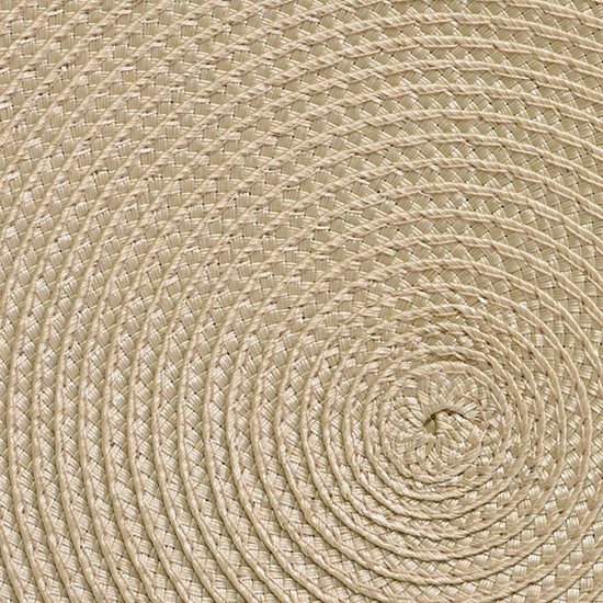 Round placemat, 38 cm, "Circle", Ivory - Saleen