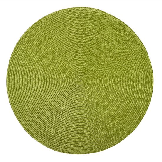 Скатерть круглая, 38 см, "Circle", зеленый - Saleen