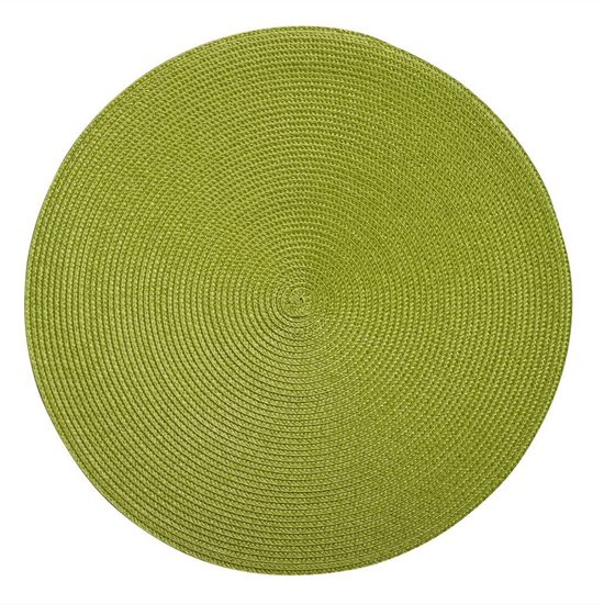 Round placemat, 38 cm, "Circle", Green - Saleen