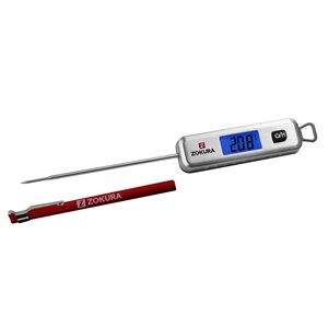 Digital meat thermometer, made of stainless steel - Zokura