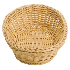 Cestino per il pane ovale, 25,5 x 19 cm, Beige Chiaro - Saleen