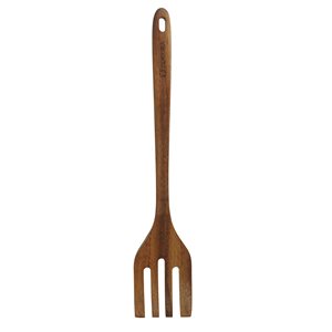 Wooden fork, acacia wood, 35cm - Zokura