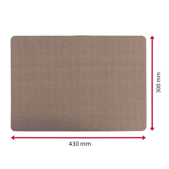 Placemat, 43 x 30 cm, "Terra", Beige - Saleen