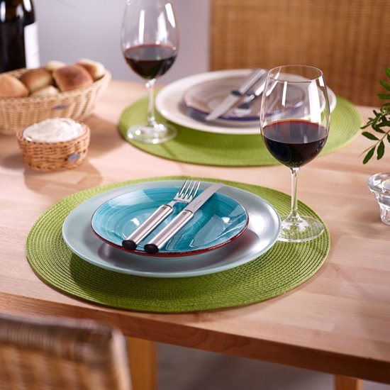 Round placemat, 38 cm, "Circle", Green - Saleen