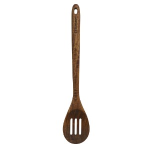 Slotted spoon, acacia wood, 35 cm - Zokura