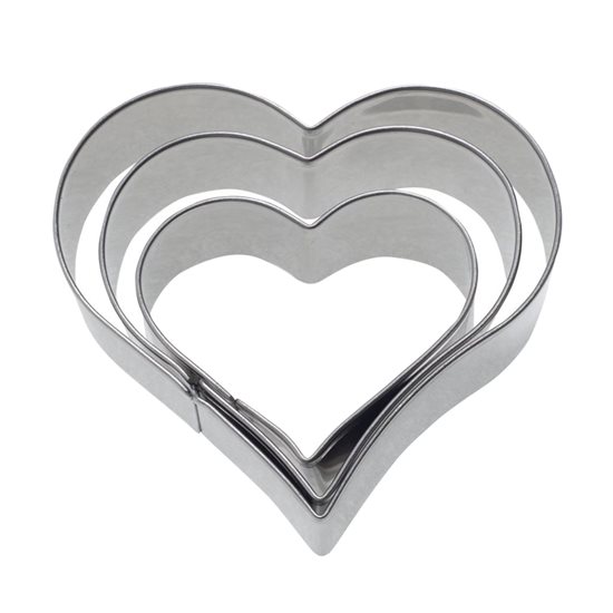 3-delni modelček za piškote, 4 cm, 5 cm, 6 cm, "Heart" - Westmark