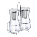 Set di 2 macinaspezie con supporto, "Edelstahl" - Westmark