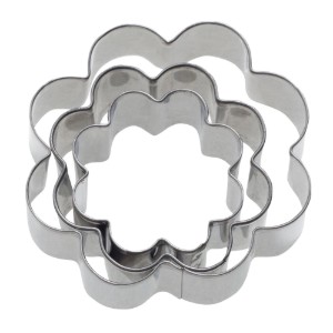 Set of 3 "Rozeta" cookie cutters, 4 cm, 5 cm, 6 cm - Westmark