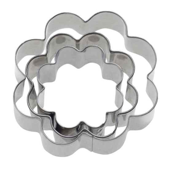 Sada 3 vykrajovátek na cukroví "Rozeta", 4 cm, 5 cm, 6 cm - Westmark