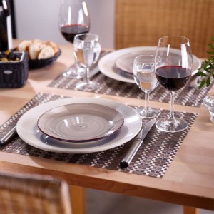 Set de table, 42 x 32 cm, "Elegance", coloris Doré/Argent - Saleen