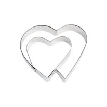 Cookie cutter, 6.5cm, "Double heart" - Westmark