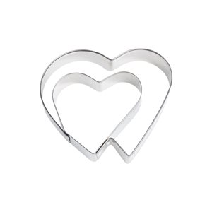 Rezač za kekse, 6,5 cm, "Double heart" - Westmark