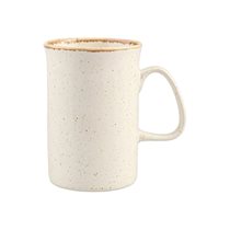 Porcelain mug, 325ml, "Seasons", Beige - Porland