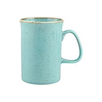 Porcelain mug, 325ml, "Seasons", Turquoise - Porland