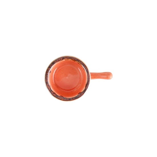 Mini tigela com alça, porcelana, 9,5 cm, laranja, "Seasons" - Porland