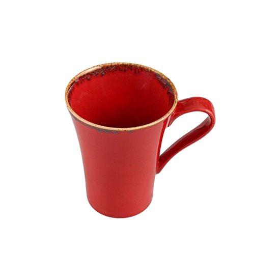 Taza de porcelana, 300ml, "Seasons", Rojo - Porland