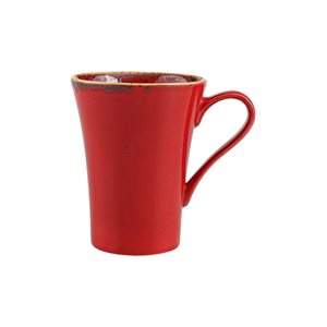 Porcelain mug, 300ml, "Seasons", Red - Porland