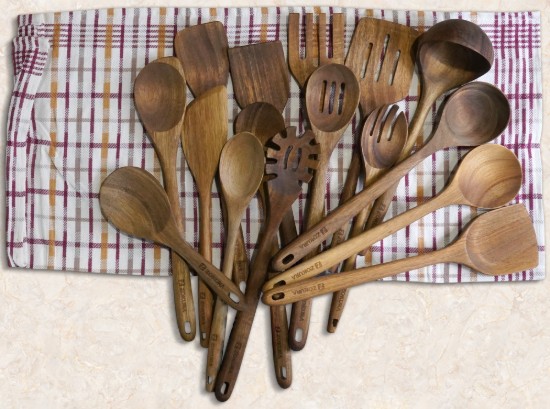 Žlica za tjesteninu, bagremovo drvo, 35 cm - Zokura