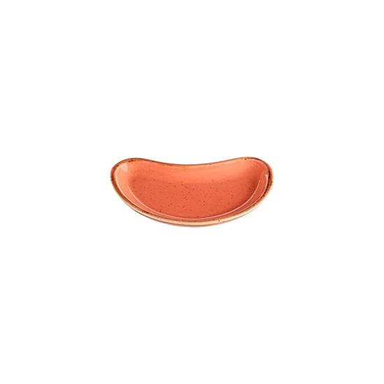 Mini tanier na servírovanie predjedál, porcelán, 10 cm, "Alumilite Seasons", oranžová farba - Porland
