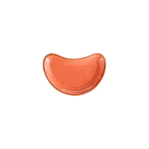 Mini-platter for serving appetizers, porcelain, 10cm, "Alumilite Seasons", Orange colour - Porland