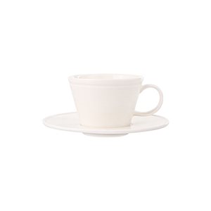 Tea cup with saucer, porcelain, 170ml, "Alumilite Line" - Porland