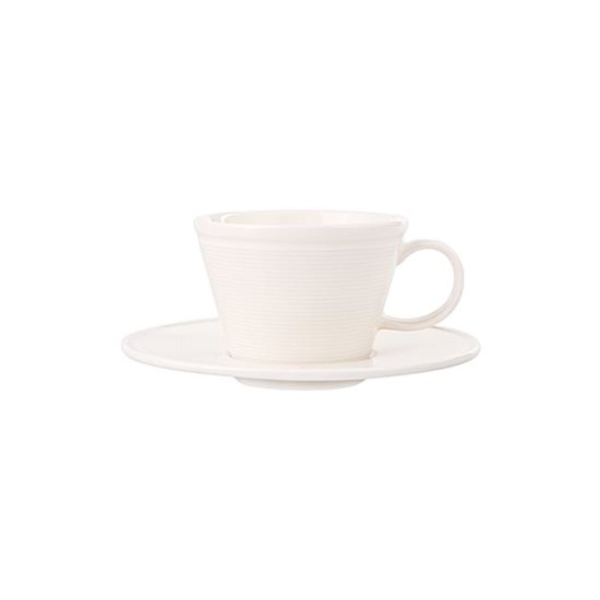 Чашка чайная с блюдцем, фарфор, 170мл, "Alumilite Line" - Porland
